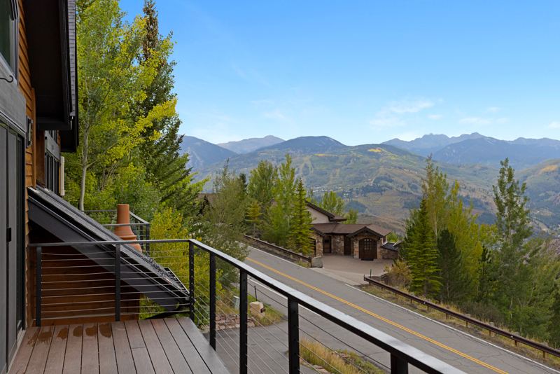 Front balcony view of the Sawatch Range