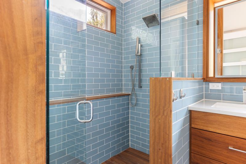 Primary bath walk-in shower