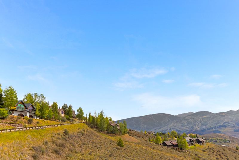 Wildridge hillside with Vail Valley mountain views